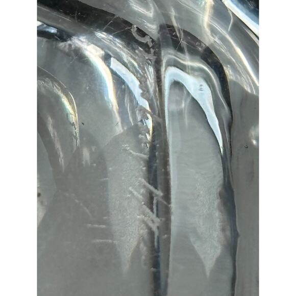 Vintage Strombergshyttan H65 Signed Sweden Art Glass Ashtray Blue Tint MCM READ - Picture 13 of 16